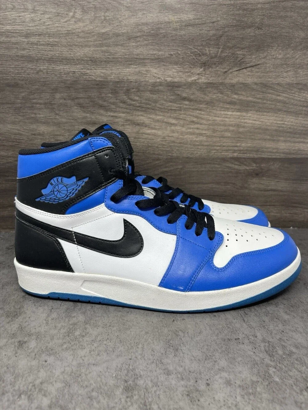 Air Jordan 1.5 Sneakers Mens Sz 13 Reverse Fragment Blue Black White Lot 768861